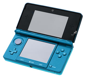 black and blue Nintendo 3DS thumbnail