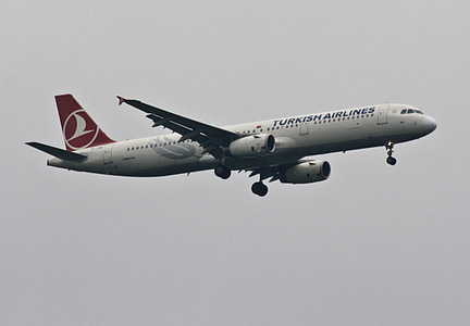 white airplane on sky thumbnail