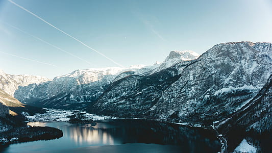 snow covered mountain during daytime thumbnail