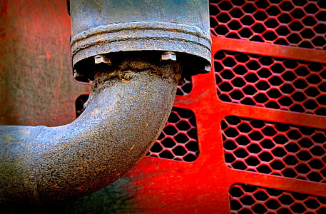 excavators, construction machine, exhaust, tube, site, forest work thumbnail