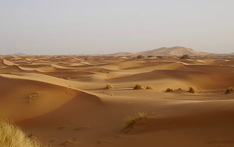 high angle photo of desert thumbnail
