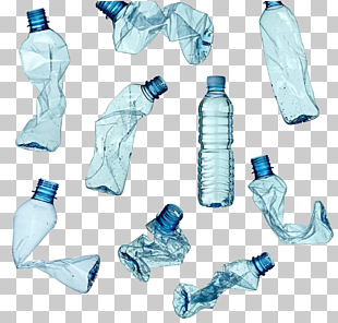 Plastic bottle Recycling Waste, Recycled plastic bottles, clear plastic disposable bottles illustration PNG clipart