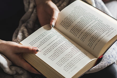 person reading book thumbnail