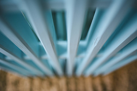 Colourful wooden construction on the sand thumbnail