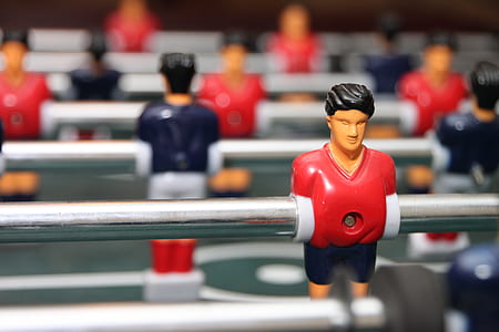 close-up photo of foosball table thumbnail