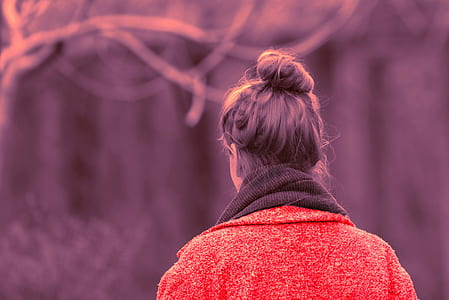 selective color of woman thumbnail
