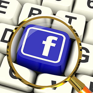 Facebook Key Magnified Means Connect To Face Book thumbnail