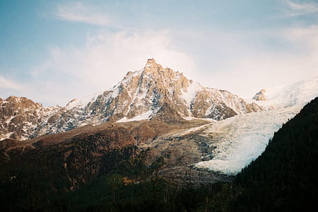mountain covered by snow thumbnail