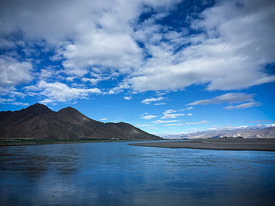 Tibet, Blue Sky And White Clouds thumbnail