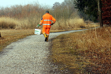 man walking on road thumbnail