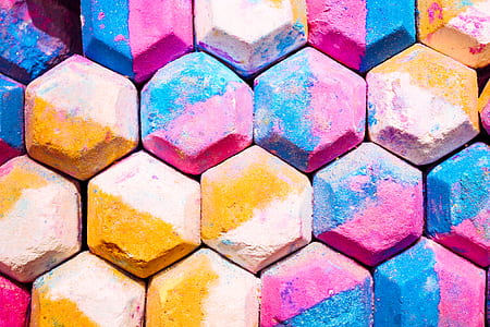 close up photography of assorted-color bricks thumbnail