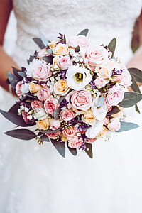 Woman Holding Bouquet of Roses thumbnail