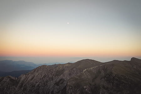 landscape photography of brown mountain thumbnail