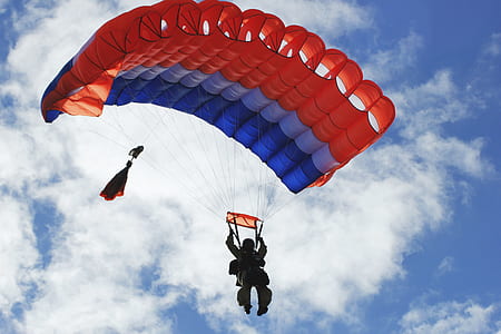 time lapse photography of person parachute thumbnail
