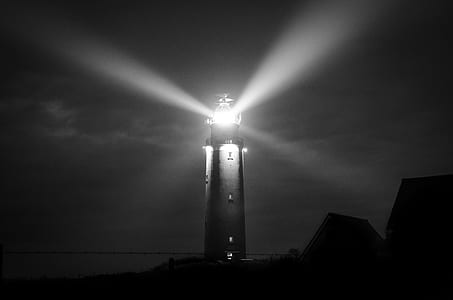 black and white lighthouse poster thumbnail