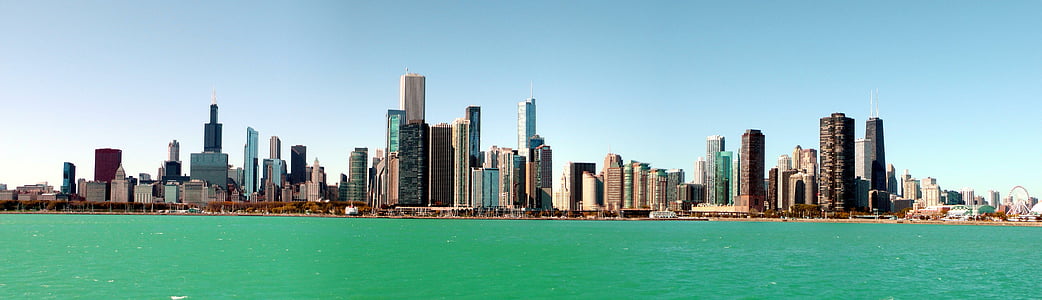 panoramic photography of buildings near body of water at daytime thumbnail