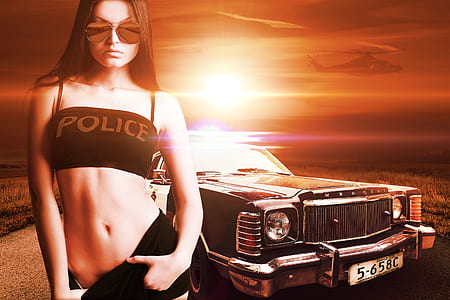 woman in black bandeau and black shorts thumbnail