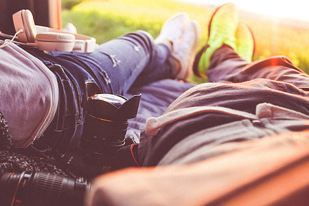 Young Couple Enjoying Romantic Moments in Nature thumbnail