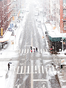 person crossing pedestrian lane during daytime thumbnail