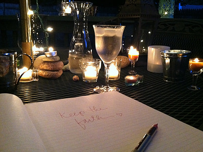 keep the faith handwritten in notebook thumbnail