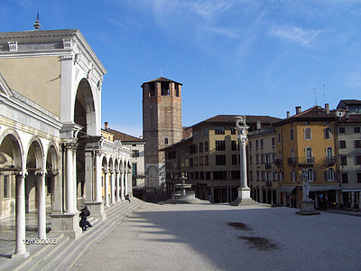 Piazza della Libertà and the Loggia di San Giovanni in Udine, Italy thumbnail