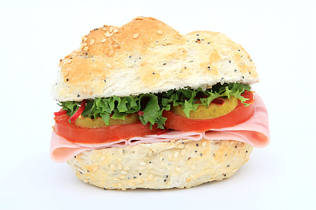 hamburger with vegetable thumbnail