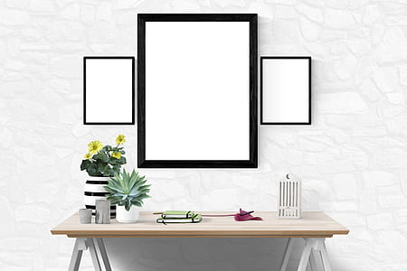 mockup, interior, template, modern, space, 3d thumbnail