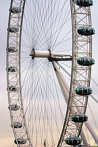 low angle photography of white Ferris wheel thumbnail