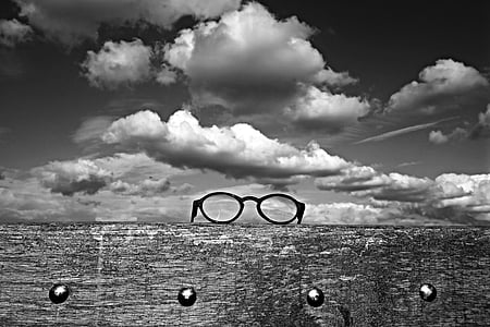 eyeglasses on gray surface thumbnail