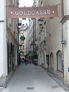 Goldgasse banner on concrete pathway thumbnail