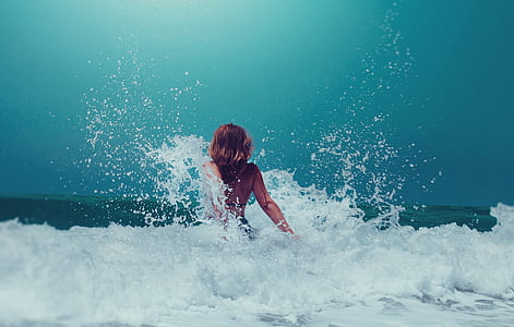 woman on water wave thumbnail