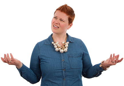 woman in blue denim long-sleeved shirt thumbnail