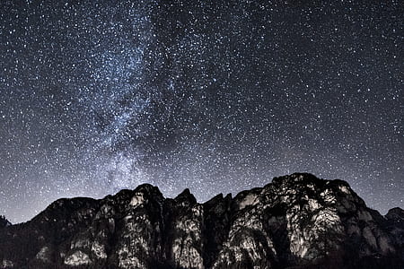 mountains against nebula thumbnail