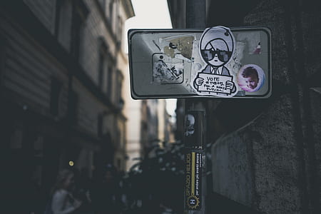 street signage in shallow photography thumbnail