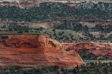 brown mountain aerial photography thumbnail