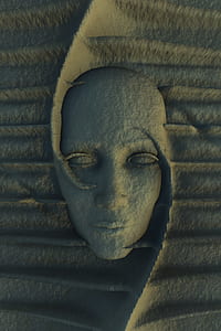 gray carved decor thumbnail