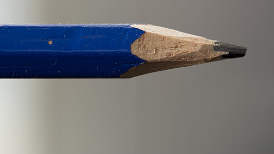 sharpened blue lead pencil thumbnail