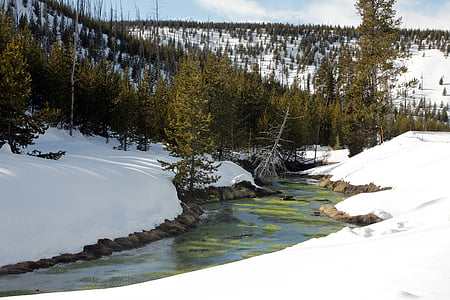 river between snow land thumbnail