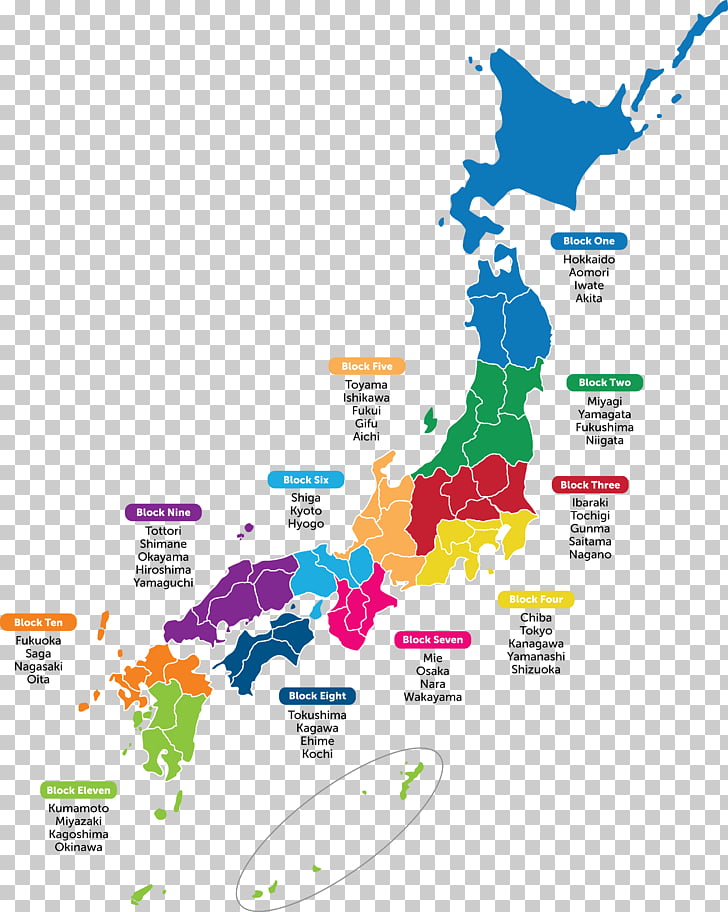 All prefectures in japan