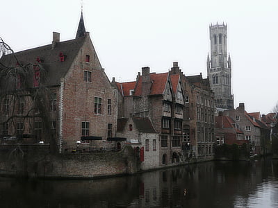 photograph of concrete structures beside body of water thumbnail