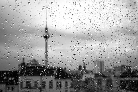 black-and-white, city, art, water thumbnail
