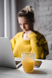 Businesswoman Working at Her Laptop thumbnail