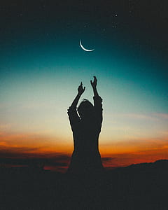 dawn, sky, man, person thumbnail