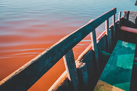 closeup photo of boat in the water thumbnail