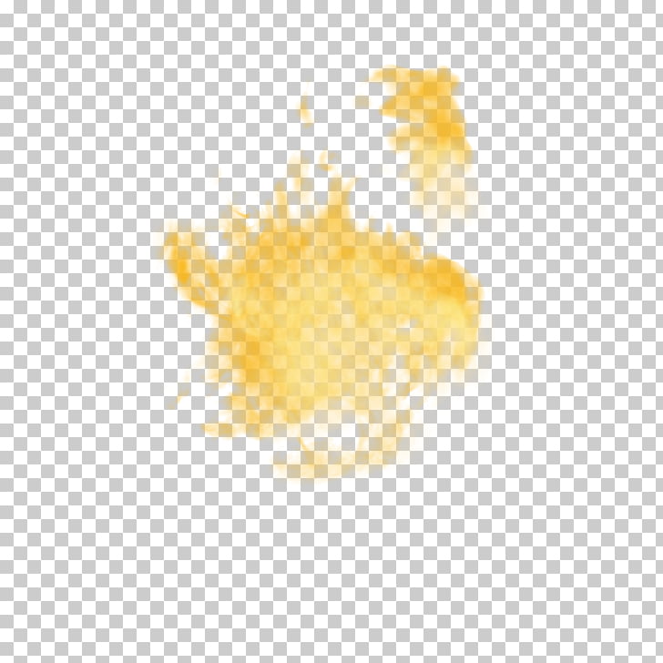 Yellow fog, yellow illustration PNG clipart