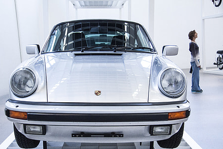 classic silver Porsche 911 thumbnail