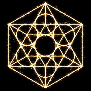 six edges symbol illustration thumbnail