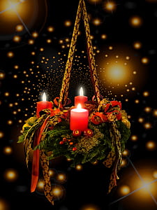 red pillar candles thumbnail