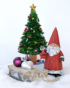 Santa Claus with Christmas tree figure thumbnail
