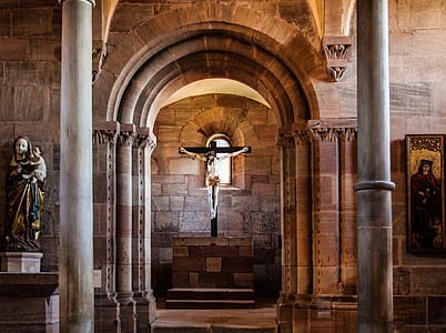 Crucifixion of Christ in side church thumbnail